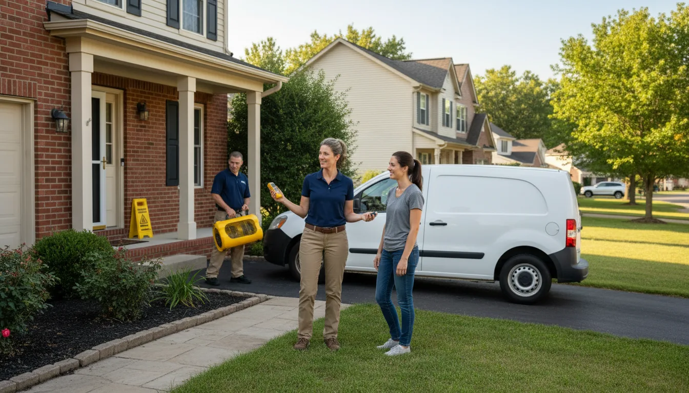 Residential water damage restoration in Manzanola, CO